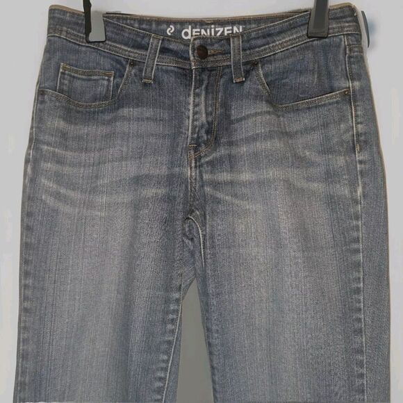 Levi's Denim Jeans Denizen Womens Size 4 Blue Capri Dark Wash Stretch Mid Rise - Picture 2 of 14